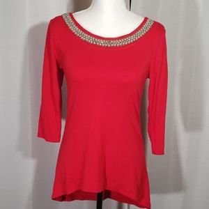 La Vanya Red high low top, size S